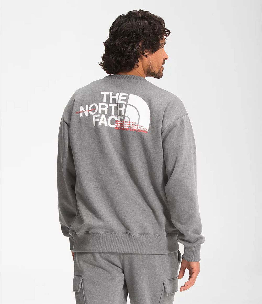 The North Face Coordinates Crew Sweatshirt Herren - Grau CH-580KSFM